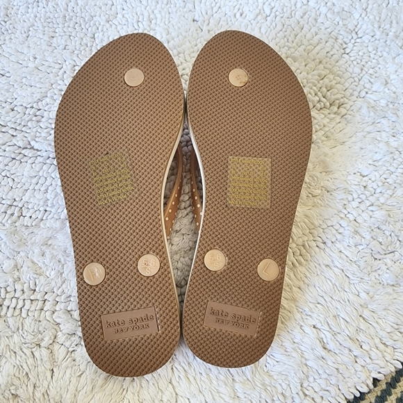 Kate Spade nude dot slipper sandal US 6B New - Picture 4 of 6